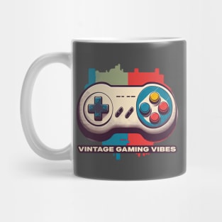 Classic Controller Crew. Vintage gaming. Retro gamepad Mug